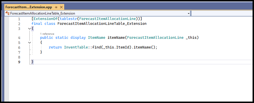 d365 display method